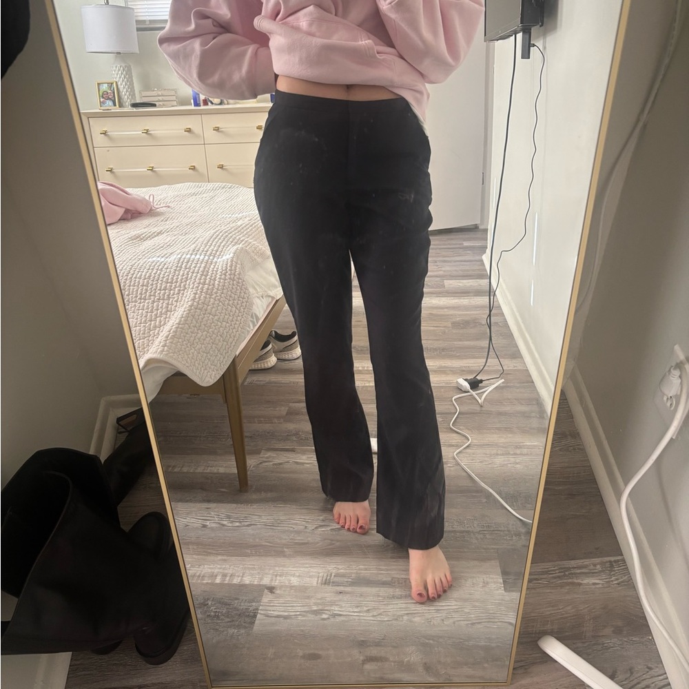 Abercrombie & Fitch curve love low rise tailored boot cut trousers - Picture 9 of 9